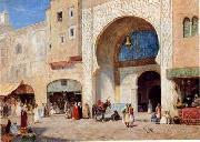 Arab or Arabic people and life. Orientalism oil paintings  399